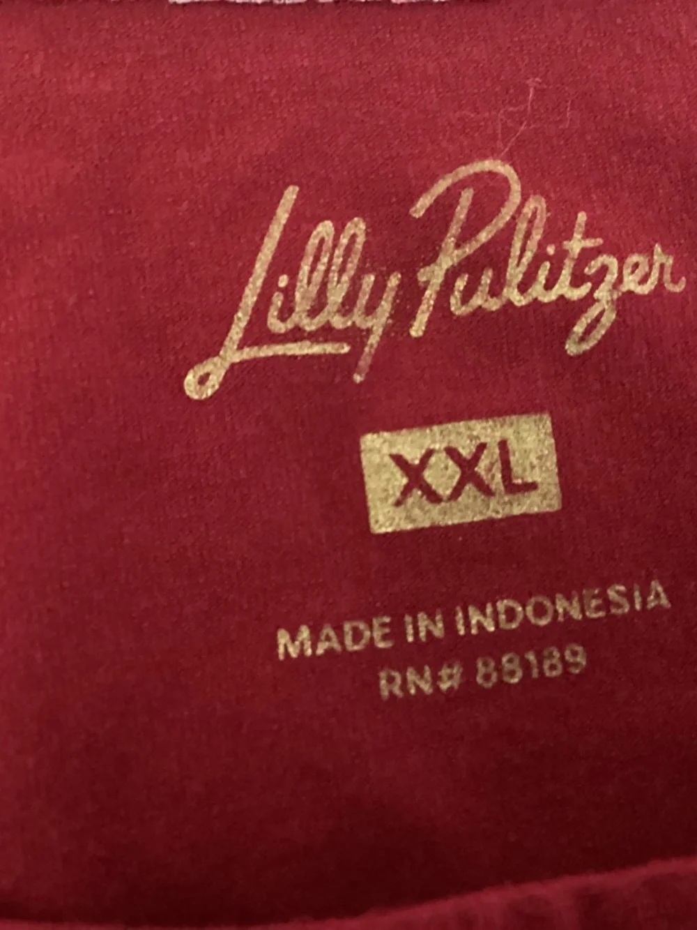 Lilly Pulitzer Maddox Shift Dress Malbec Red size XXL UPF 50+ NWOT